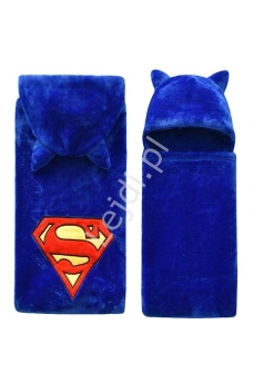 Miękki kąpielowy ręcznik dziecięcy z kapturem Supermen